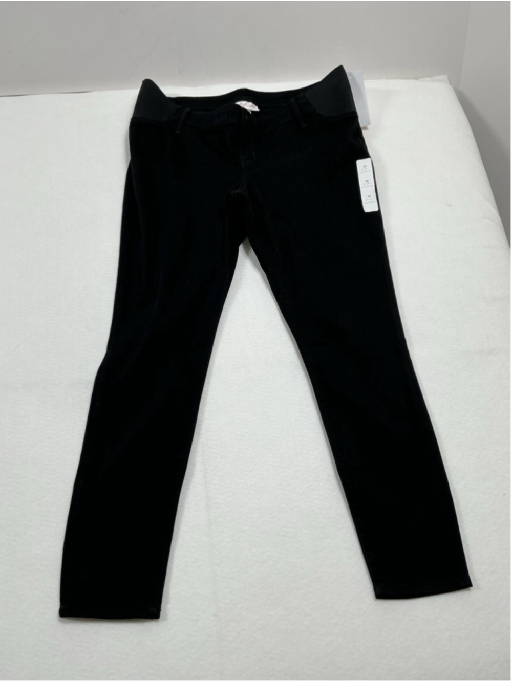 Womans NWT Isabel Skinny Pre & Post Pregnancy Jeans Size 12 Black